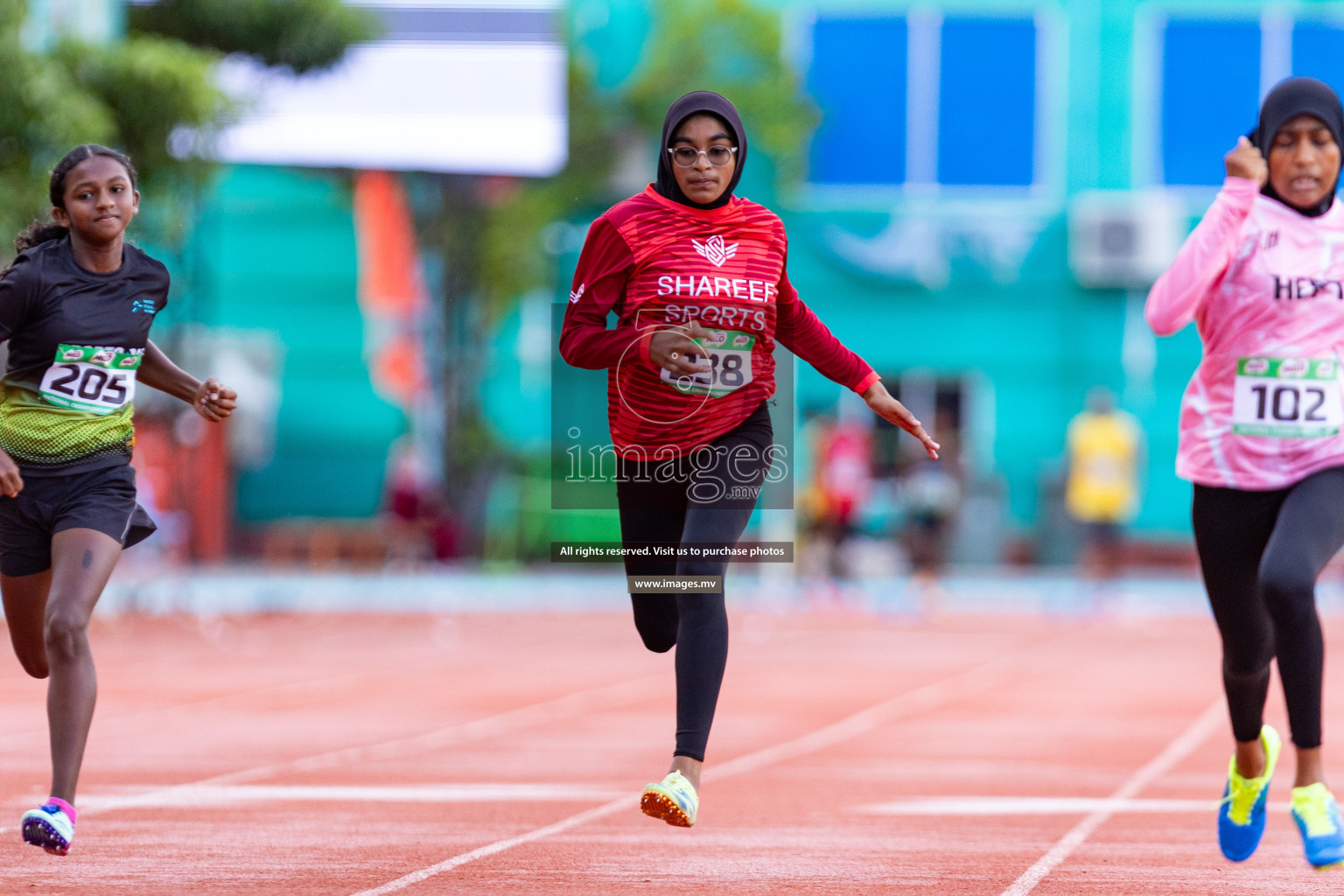 Day 1 of National Athletics Championship 2023 was held in Ekuveni Track at Male', Maldives on Thursday 23rd November 2023. Photos: Nausham Waheed / images.mv