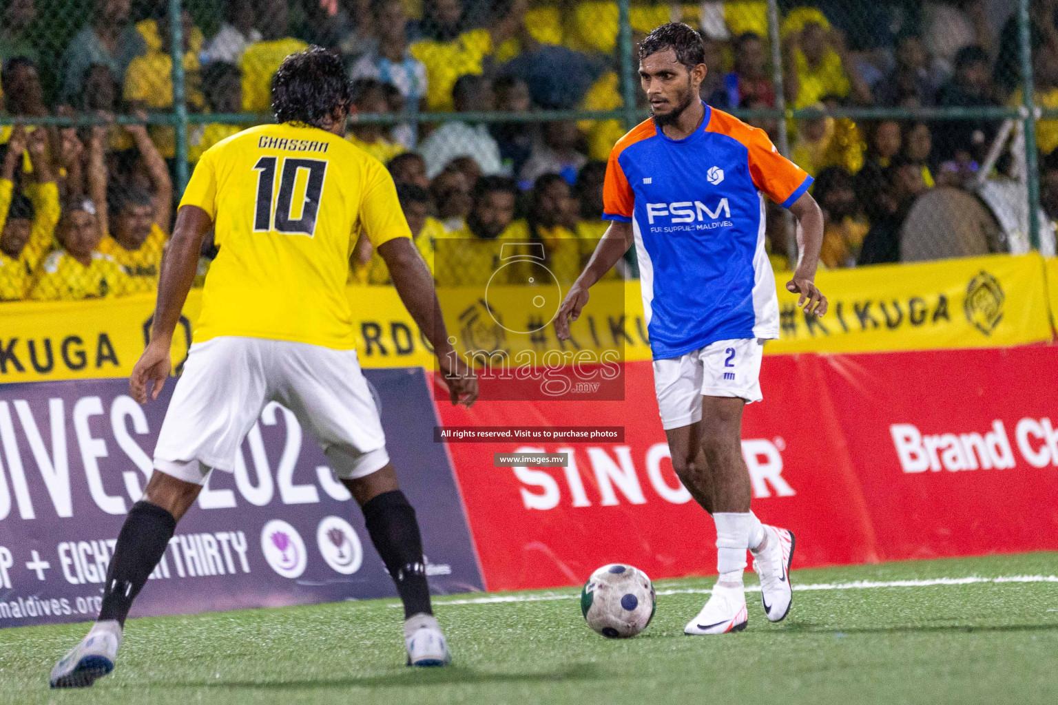 RRC vs Team FSM in Semi Final of Club Maldives Cup 2023 held in Hulhumale, Maldives, on Wednesday, 16th August 2023
Photos: Ismail Thoriq / images.mv