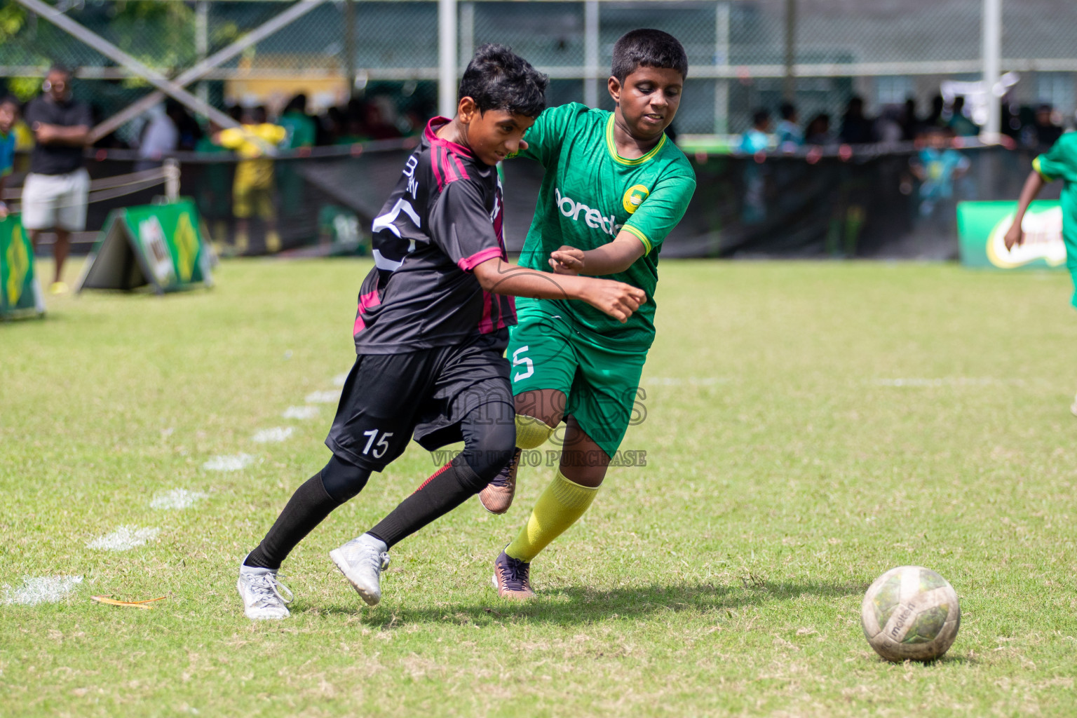 Day 3 of MILO Academy Championship 2024 - U12 was held at Henveiru Grounds in Male', Maldives on Saturday, 6th July 2024. Photos: Mohamed Mahfooz Moosa / images.mv