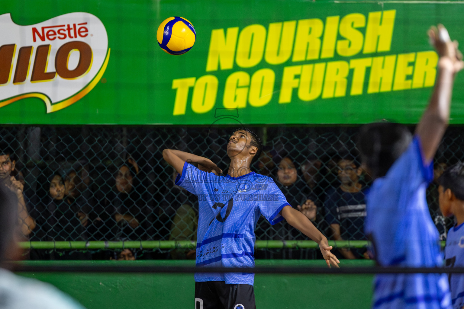 Day 4 of Interschool Volleyball Tournament 2024 was held in Ekuveni Volleyball Court at Male', Maldives on Sunday, 26th November 2024. Photos: Mohamed Mahfooz Moosa / images.mv