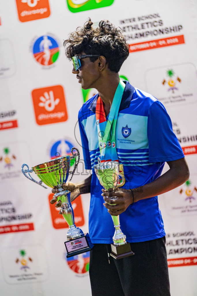 Day 6 of Inter-school Athletics Championship 2025 held in Ekuveni Synthetic Track, Male', Maldives on Sunday, 12th October 2025. Photos by: Areef Adam / Images.mv