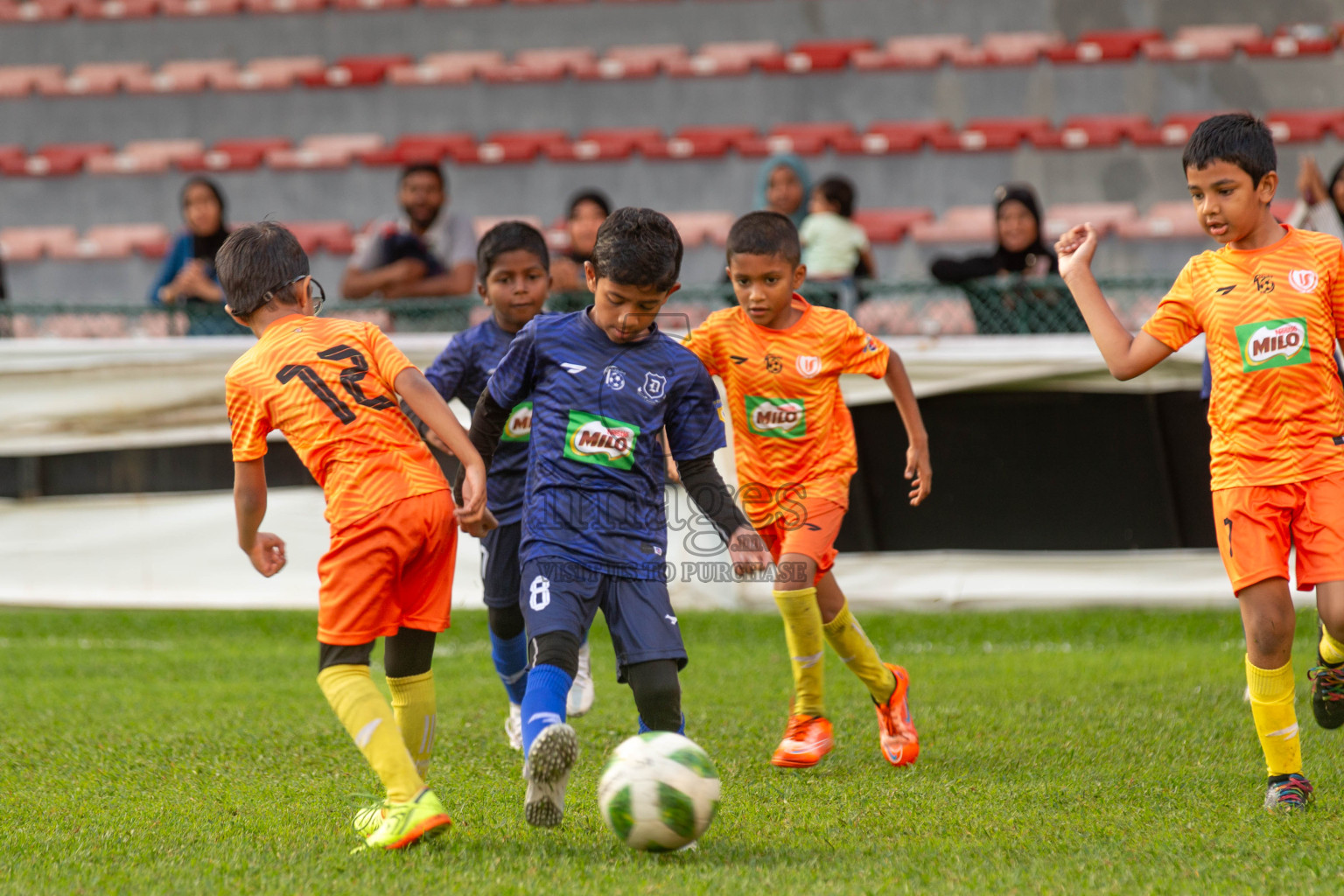 Day 2 of MILO Kids Football Fiesta was held at National Stadium in Male', Maldives on Saturday, 24th February 2024.