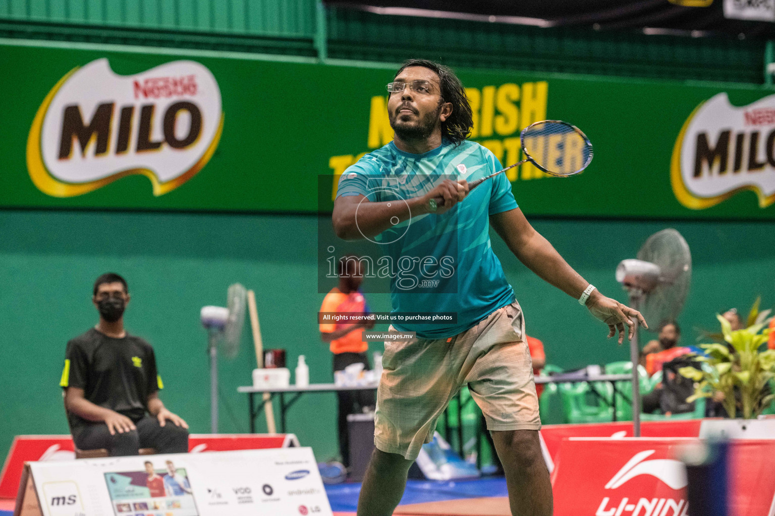 Day 3 of Badminton association mixed group championship 2021 held in Male', Maldives Photos by Nausham Waheed