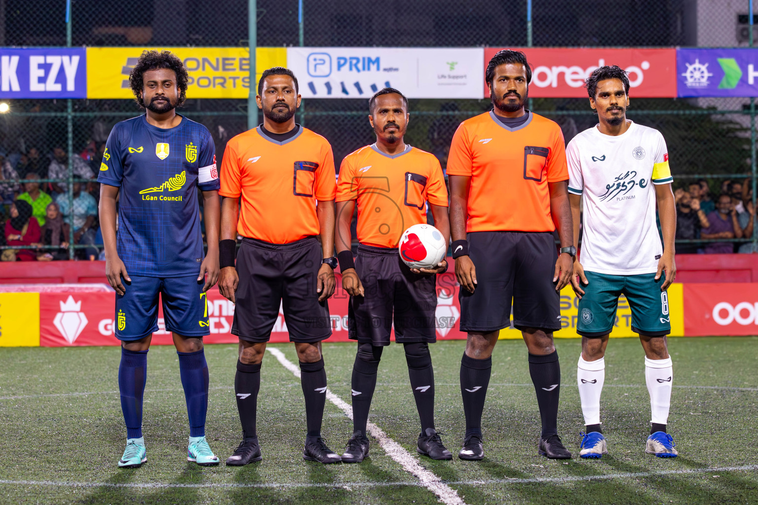 L Maabaidhoo vs L Gan in Day 16 of Golden Futsal Challenge 2024 was held on Tuesday, 30th January 2024, in Hulhumale', Maldives Photos: Ismail Thoriq / images.mv