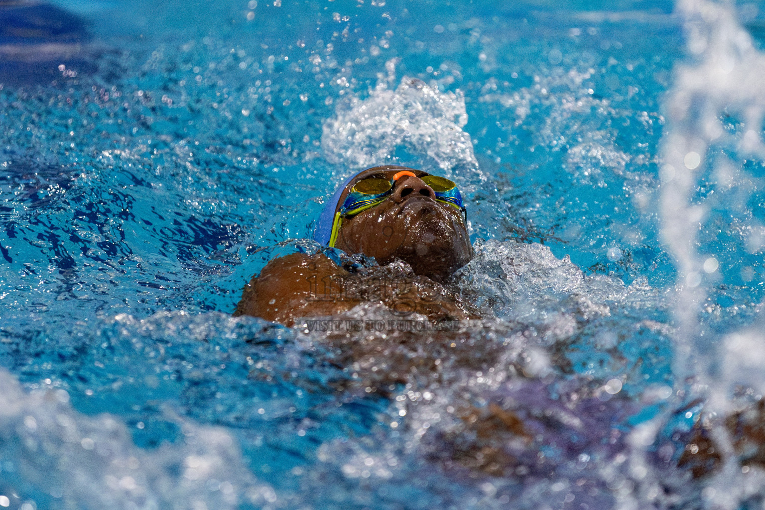 Day 2 of National Swimming Competition 2024 held in Hulhumale', Maldives on Saturday, 14th December 2024. Photos: Hassan Simah / images.mv