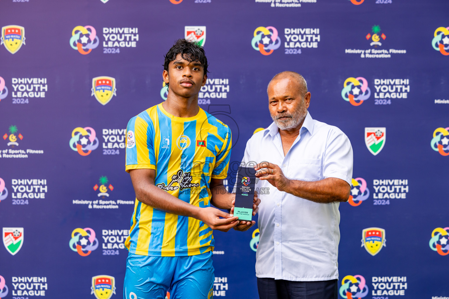 Club Valencia vs United Victory (U16) in Day 10 of Dhivehi Youth League 2024 held at Henveiru Stadium on Sunday, 15th December 2024. Photos: Nausham Waheed / Images.mv