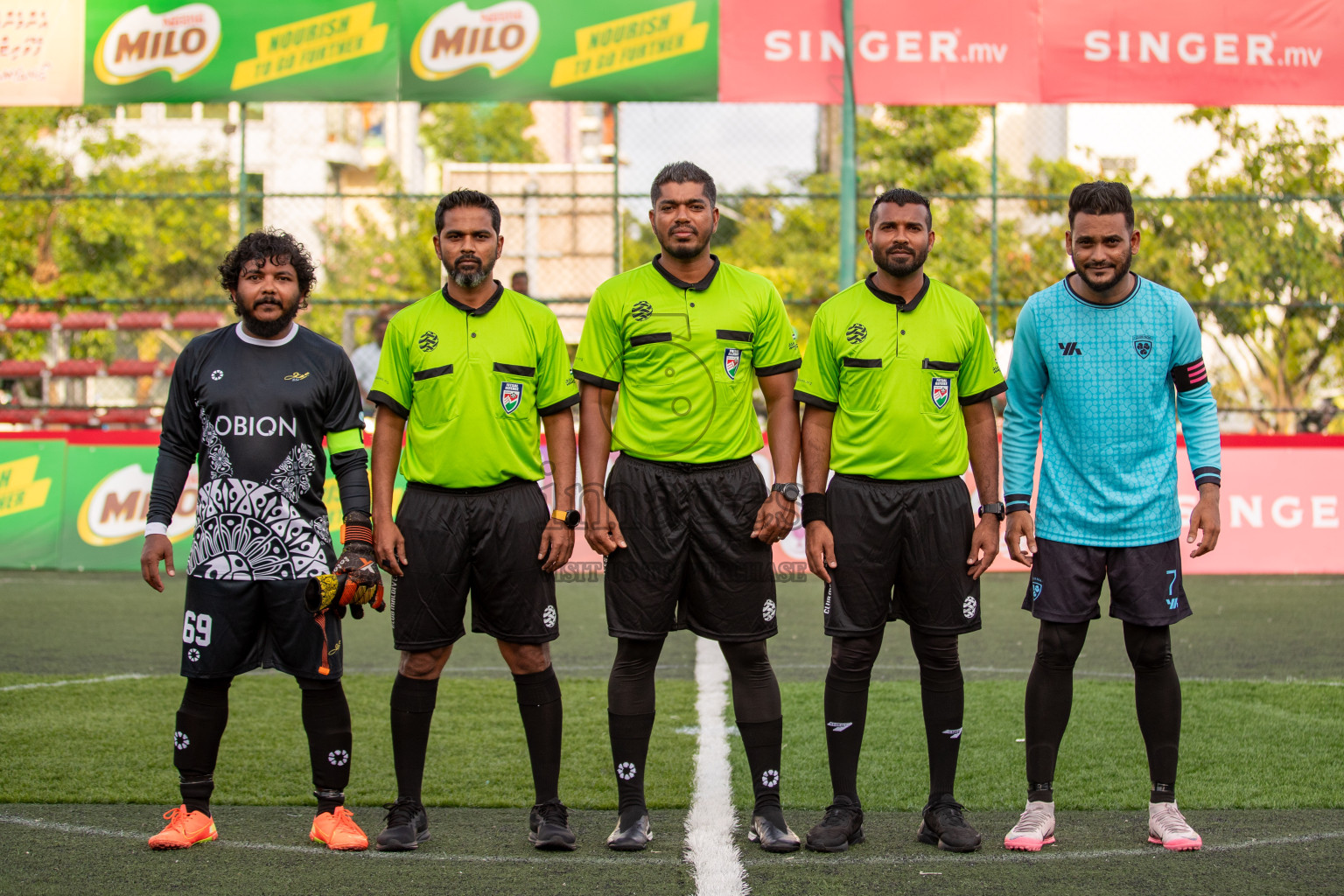 CLUB NDA vs HES CLUB in Club Maldives Classic 2024 held in Rehendi Futsal Ground, Hulhumale', Maldives on Friday, 6th September 2024. 
Photos: Hassan Simah / images.mv