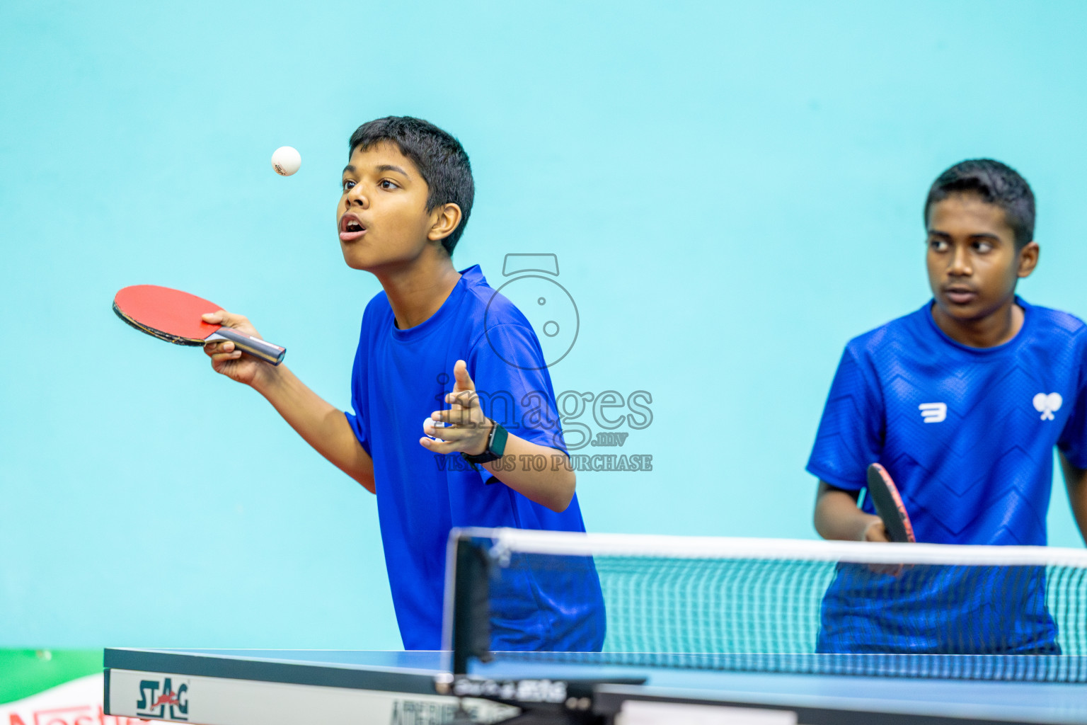 Day 2 of Interschool Table Tennis Tournament 2025 held at Male' TT Hall, Male', Maldives on Thursday, 15th May 2025. Photos By: Ismail Thoriq / images.mv