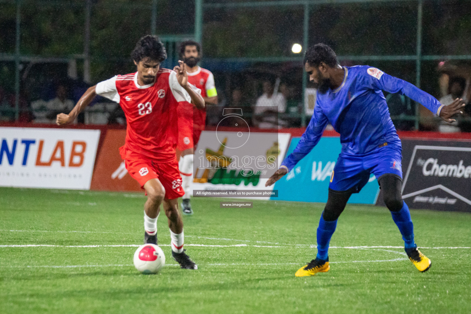 Customs RC vs Club Aasandha in Club Maldives Cup 2022 was held in Hulhumale', Maldives on Saturday, 15th October 2022. Photos: Hassan Simah/ images.mv