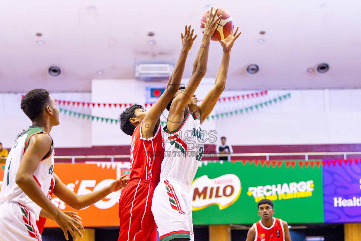 Maldives vs Bangladesh in Day 4 of Under 16 Asian Cup SABA Qualifiers 2025 was held in Social Center, Male', Maldives on Sunday, 15th June 2025. Photos: Nausham Waheed / images.mv