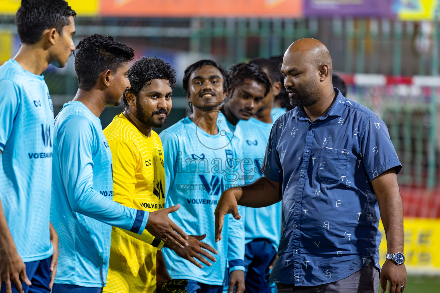 HA. Dhidhdhoo VS HDh. Nolhivaran on Day 33 of Golden Futsal Challenge 2024, held on Sunday, 18th February 2024, in Hulhumale', Maldives Photos: Hassan Simah / images.mv