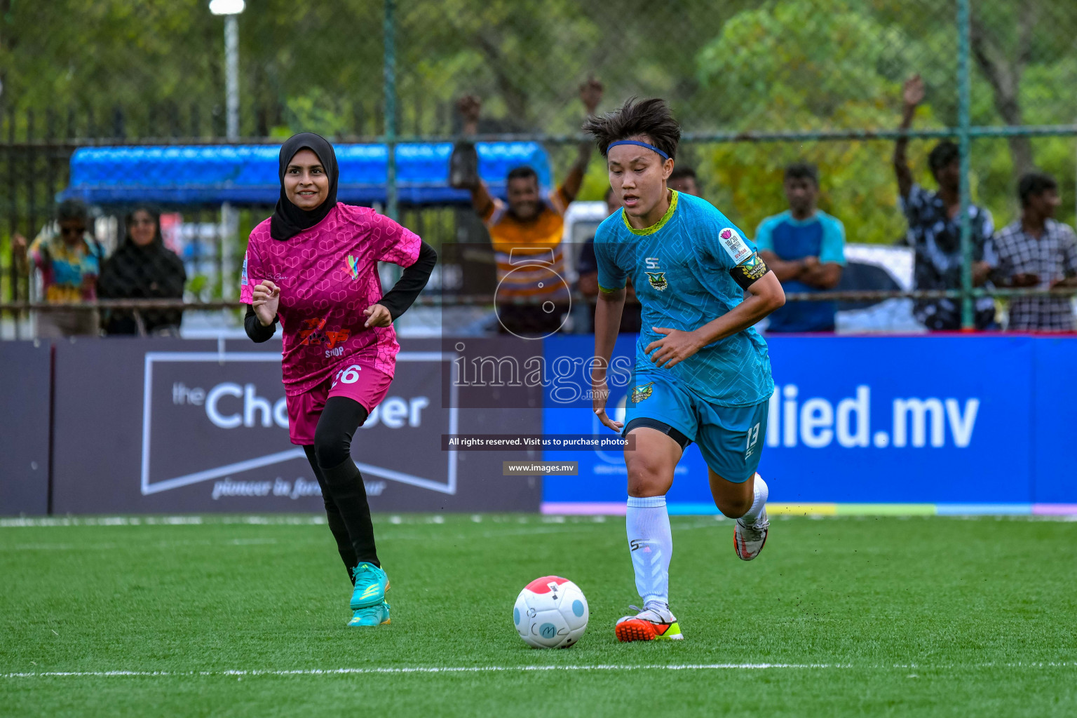 WAMCO vs Club MYS in Eighteen Thirty Women's Futsal Fiesta 2022 was held in Hulhumale', Maldives on Wednesday, 12th October 2022. Photos: Nausham Waheed / images.mv