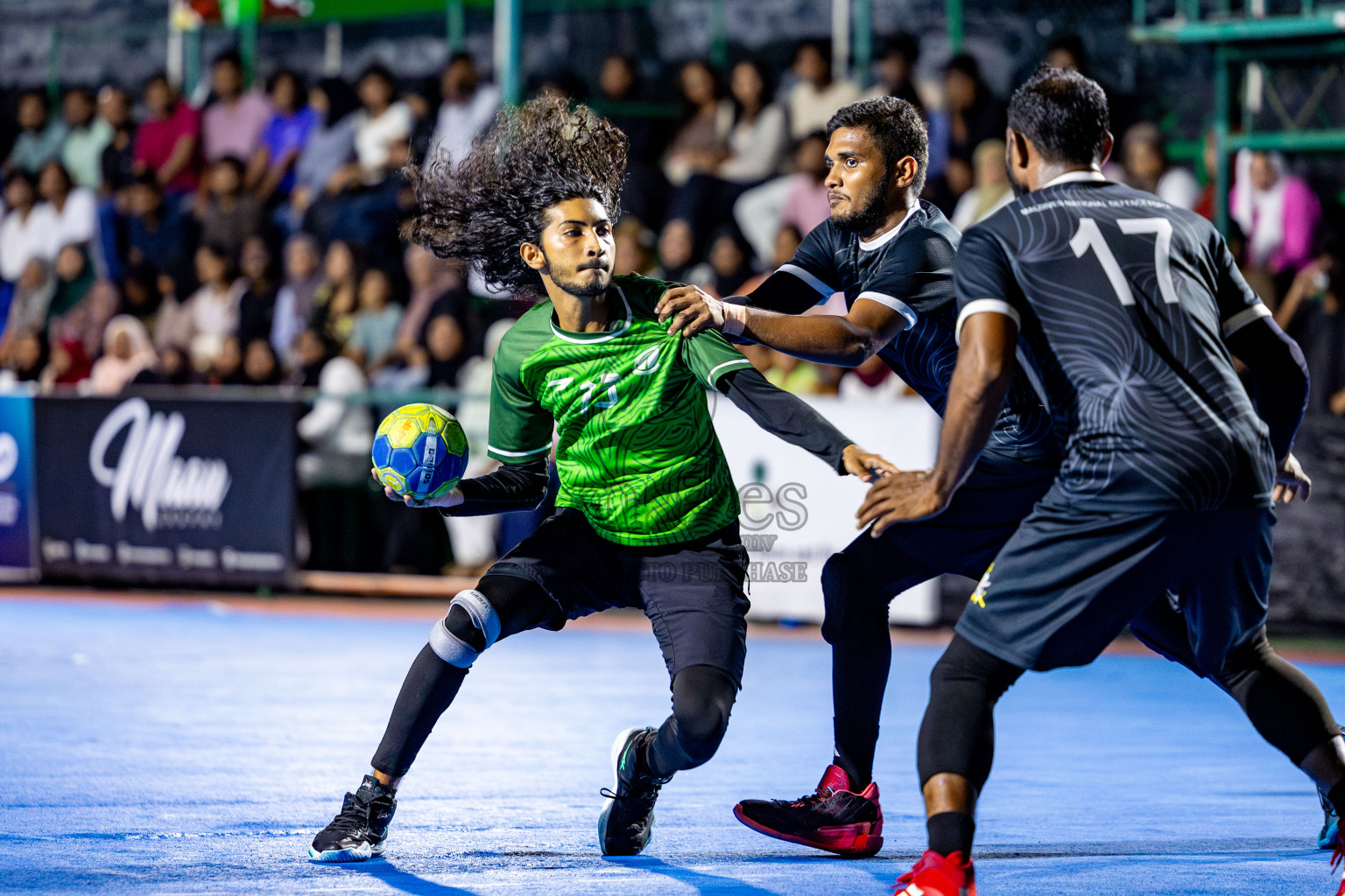 2nd Division Final of 8th Inter-Office/Company Handball Tournament 2024, held in Handball ground, Male', Maldives on Tuesday, 17th September 2024 Photos: Nausham Waheed/ Images.mv