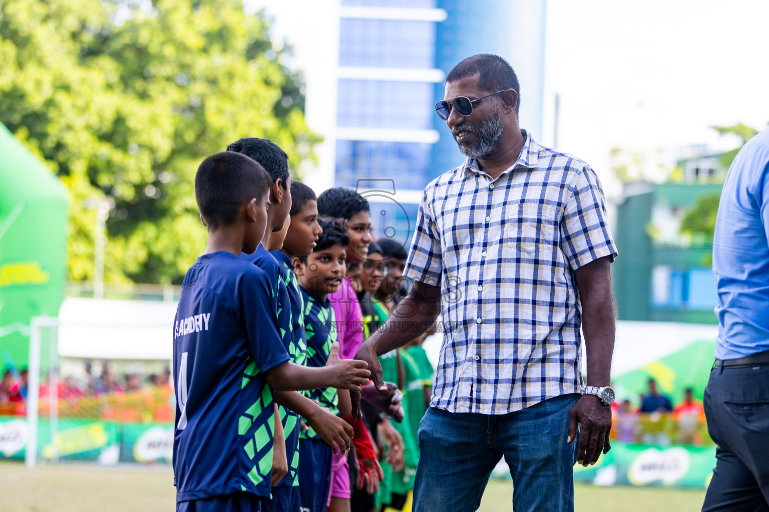 Day 4 of MILO Academy Championship 2024 - U12 was held at Henveiru Grounds in Male', Maldives on Sunday, 7th July 2024. Photos: Nausham Waheed / images.mv