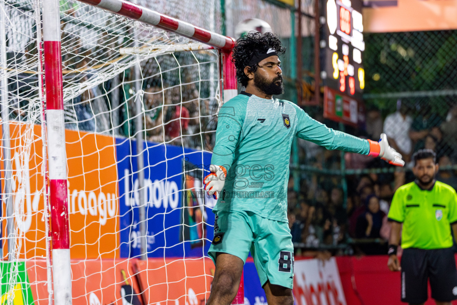 RRC vs MPL in the Semi Finals of Club Maldives Cup 2024 held in Rehendi Futsal Ground, Hulhumale', Maldives on Monday, 14th October 2024. 
Photos: Hassan Simah / images.mv