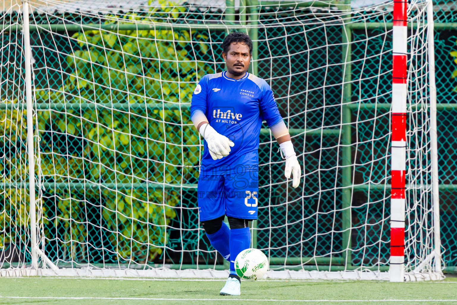 Conrad vs Kuramathi in Day 5 of Resort League 2025 (Ari Zone) was held on Tuesday, 24th June 2025 in Conrad Maldives Rangali Island, Alif Dhaalu Atoll, Maldives. Photos: Nausham Waheed / images.mv