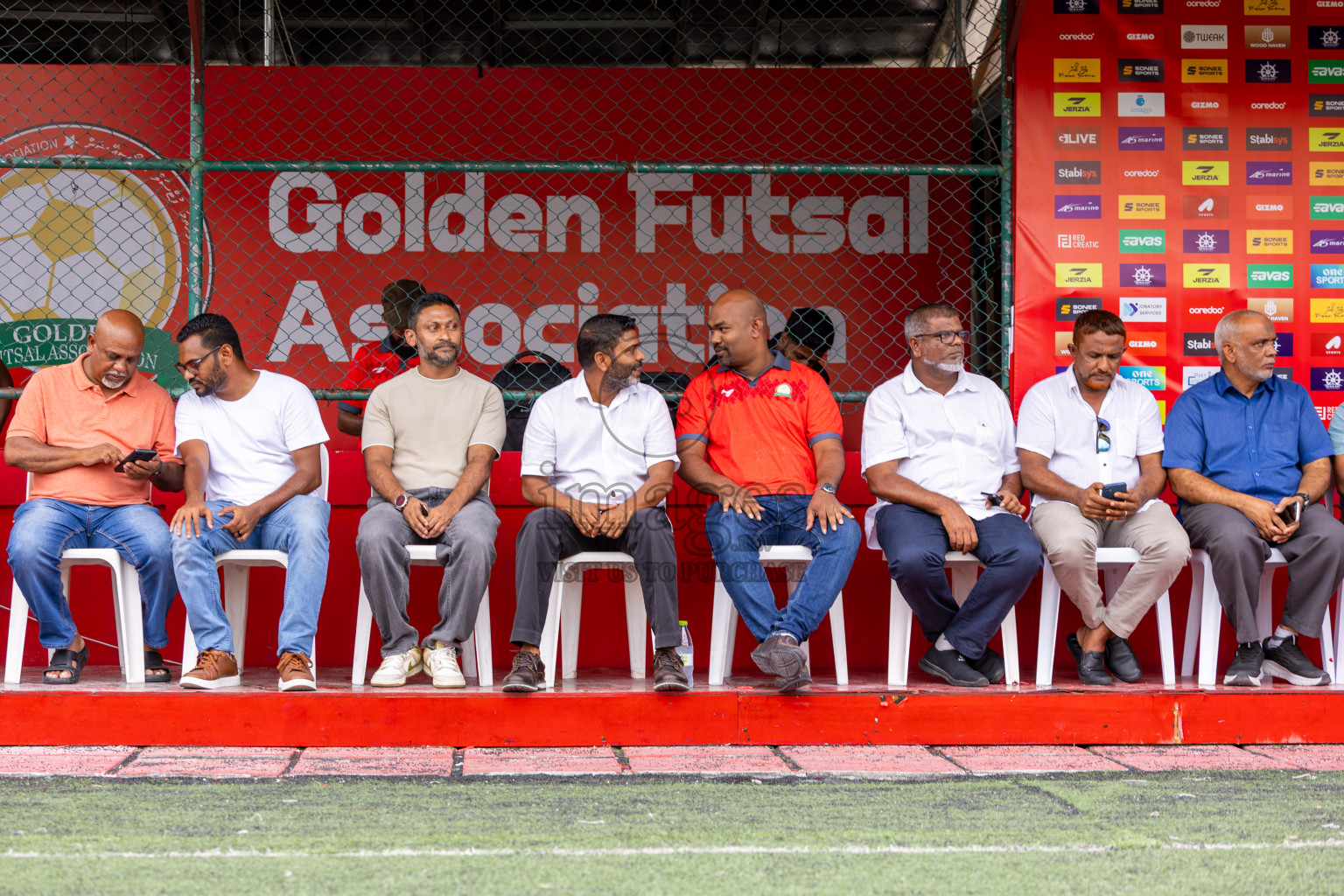 AA. Mathiveri VS AA. Thoddoo in Atoll Round Final on Day 20 of Golden Futsal Challenge 2025 was held on Thursday, 23rd January 2025, in Hulhumale', Maldives. Photos: Ismail Thoriq / images.mv