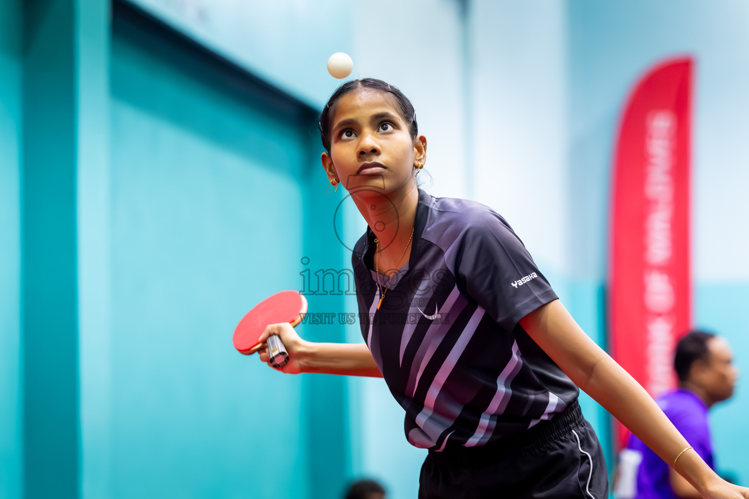 Day 4 of BML 63rd National Table Tennis Tournament 2025 was held on Thursday, 28th August 2025 in Male' TT Hall, Male', Maldives. Photos: Nausham Waheed / images.mv