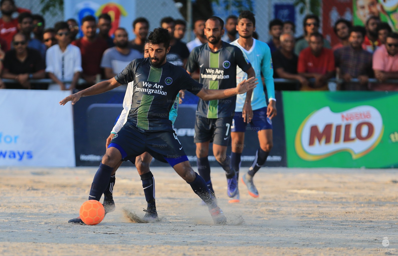 Matches played on 22nd April of Club Maldives Cup in Male', Maldives, Saturday, April 22, 2017.(Images.mv Photo/ Hussain Sinan). 