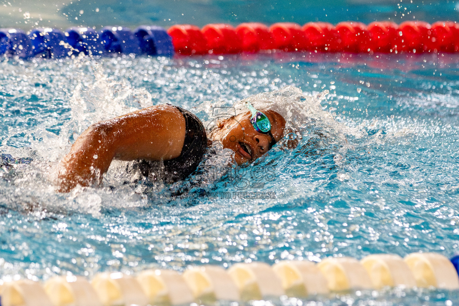 Day 3 of National Swimming Competition 2024 held in Hulhumale', Maldives on Sunday, 15th December 2024. Photos: Hassan Simah / images.mv