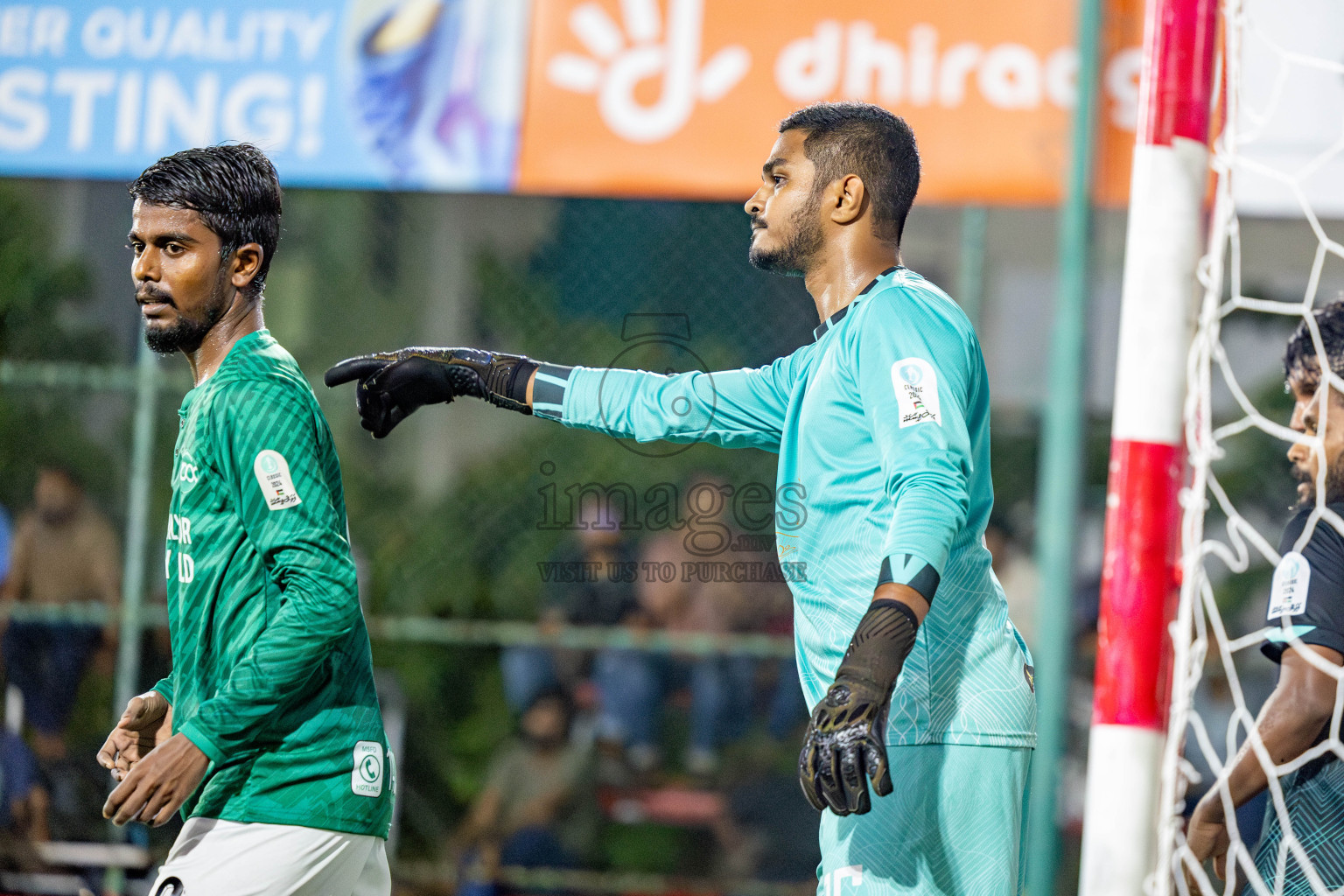 SDFC VS TEAM BADHAHI in Club Maldives Classic 2024 held in Rehendi Futsal Ground, Hulhumale', Maldives on Monday, 9th September 2024. Photos: Nausham Waheed / images.mv