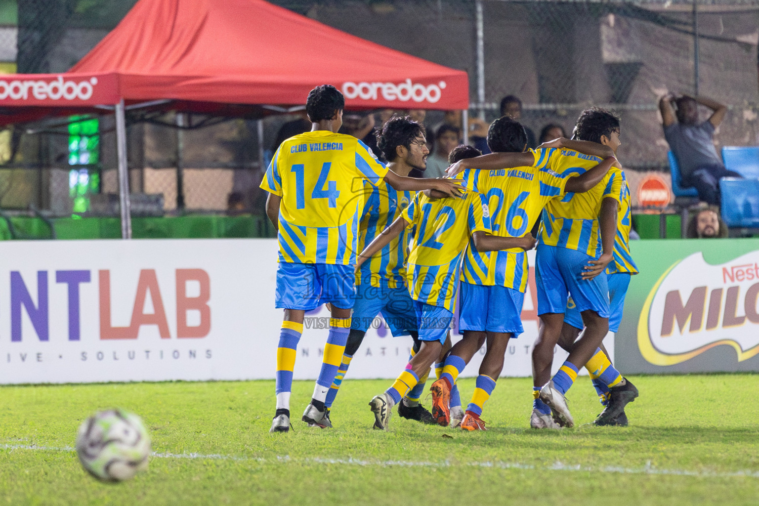 Valencia vs Victory Sports Club in Day 7 of Dhivehi Youth League 2024 held at Henveiru Stadium on Sunday, 1st December 2024. Photos: Shuu Abdul Sattar, / Images.mv