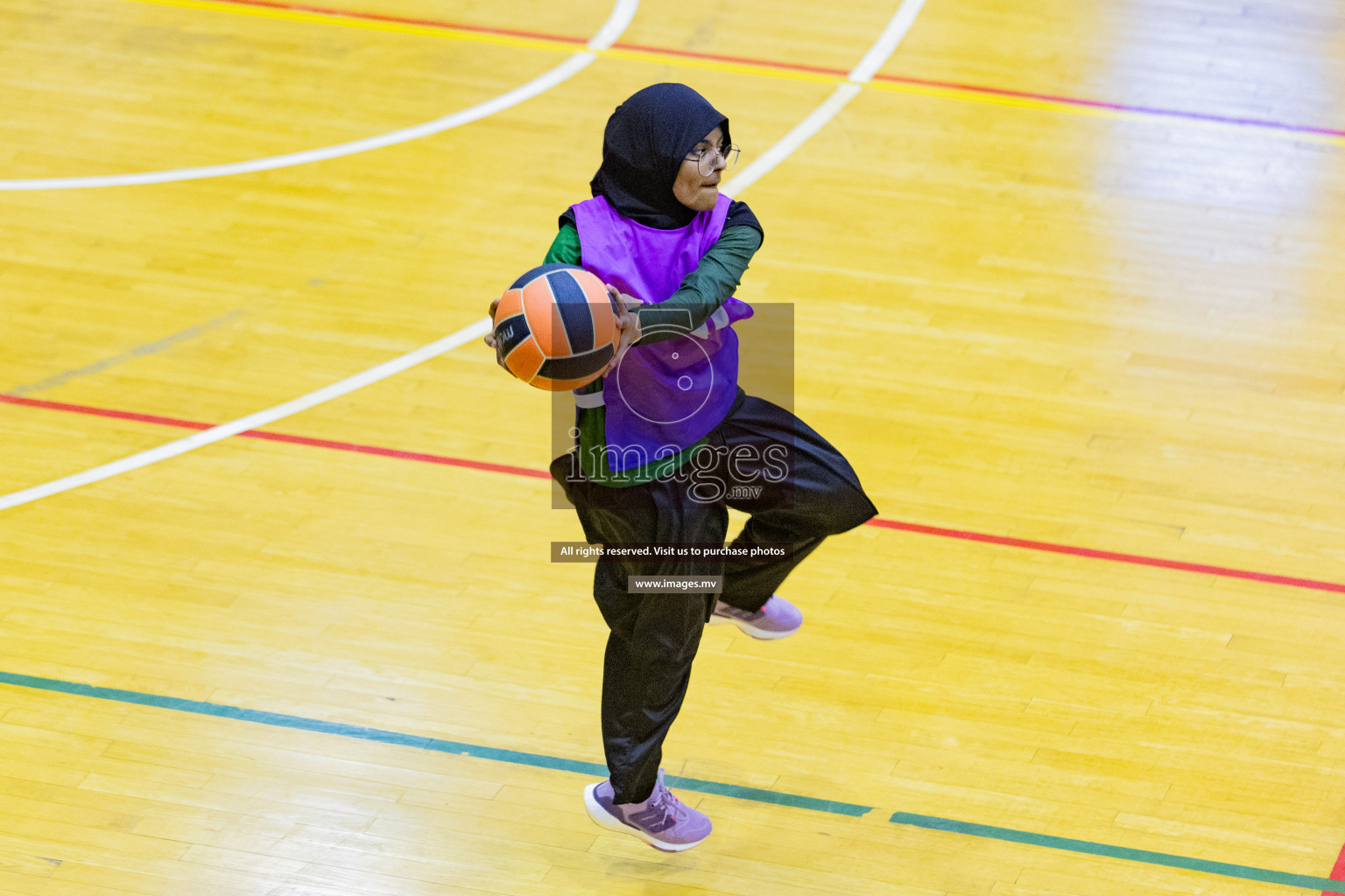 Day2 of 24th Interschool Netball Tournament 2023 was held in Social Center, Male', Maldives on 28th October 2023. Photos: Nausham Waheed / images.mv