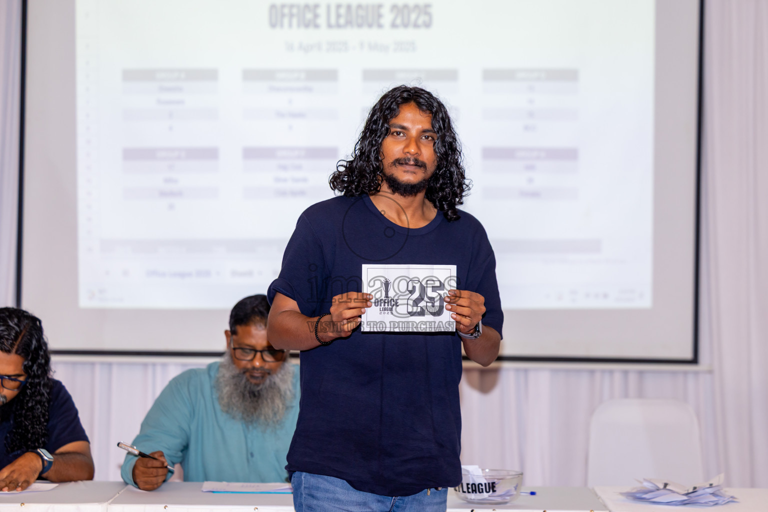 Draw Ceremony of Office League 2025 held in Male', Maldives on Saturday, 12th April 2025. Photos: Nausham Waheed / images.mv