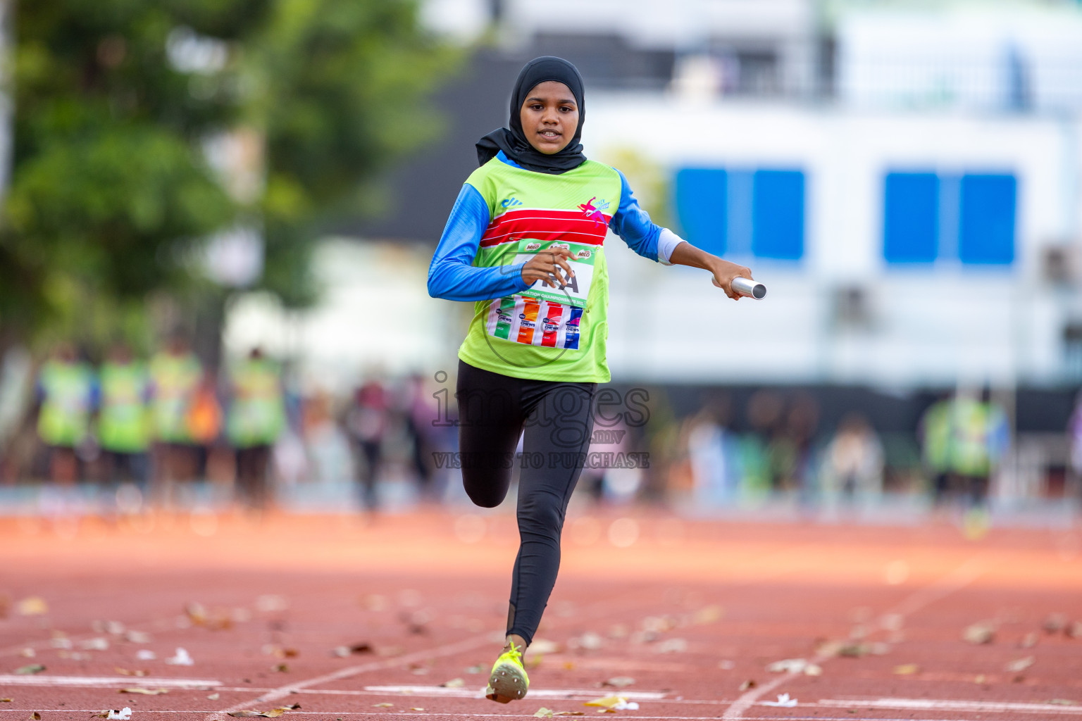 Day 2 of 12th Milo Association Championships was held in Ekuveni Track at Male', Maldives on Friday, 25th April 2025. Photos: Ismail Thoriq / images.mv