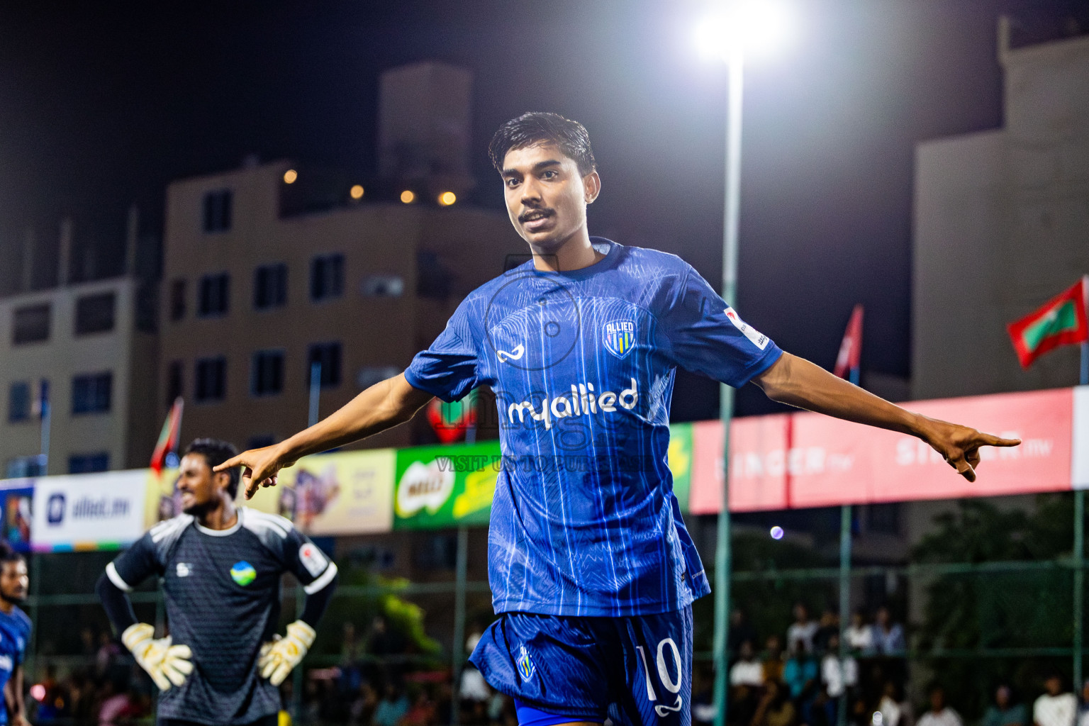 CLUB FEN vs TEAM ALLIED in Club Maldives Cup 2024 held in Rehendi Futsal Ground, Hulhumale', Maldives on Tuesday, 1st October 2024. Photos: Nausham Waheed / images.mv