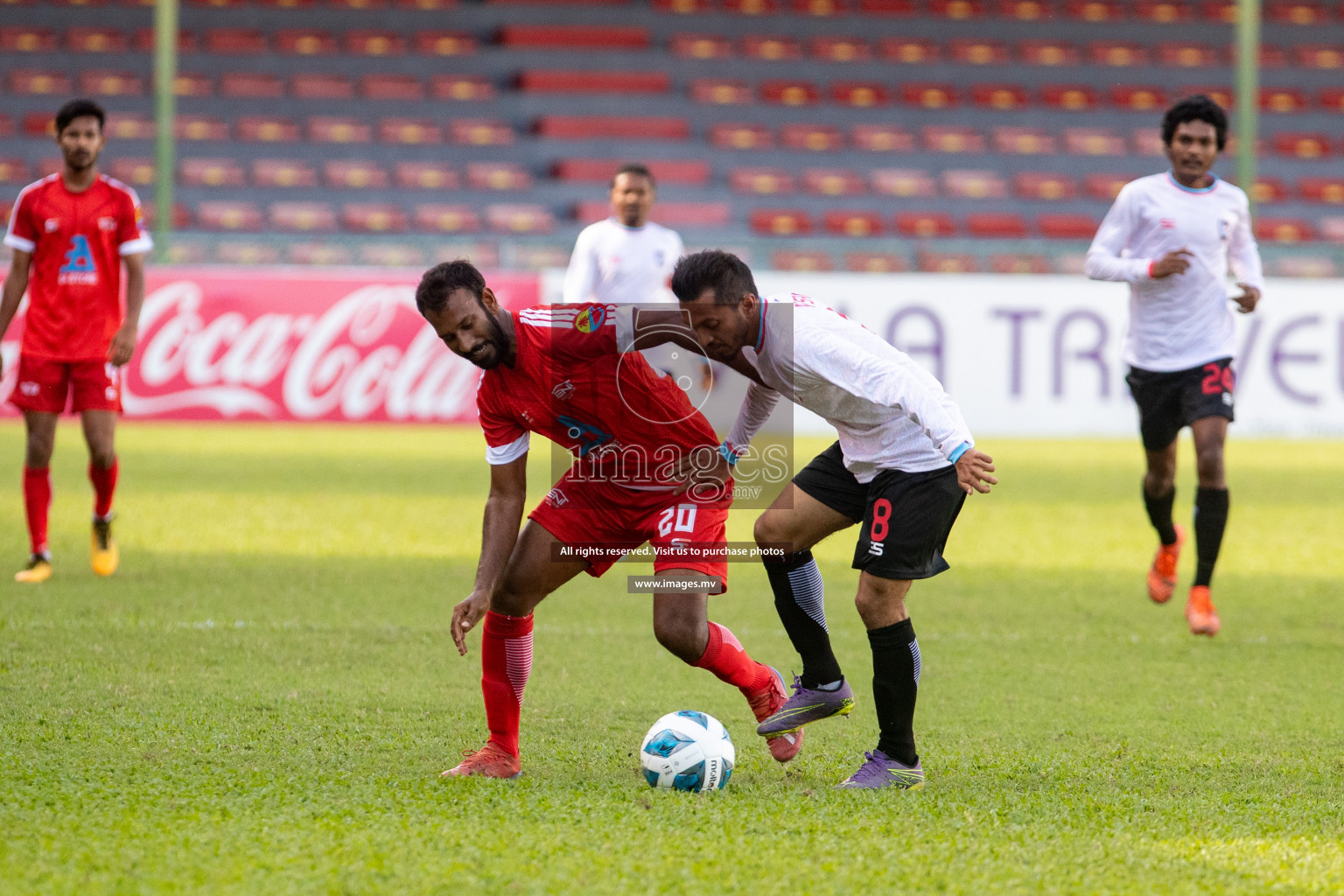 Tent Sports Club vs Club PK in 2nd Division 2022 on 13th July 2022, held in National Football Stadium, Male', Maldives  Photos: Hassan Simah / Images.mv