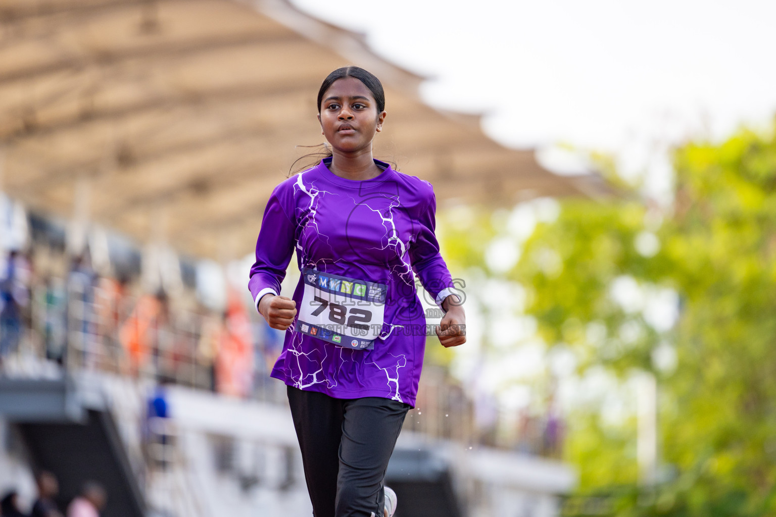 Day 1 of MWSC Interschool Athletics Championships 2024 held in Hulhumale Running Track, Hulhumale, Maldives on Saturday, 9th November 2024. 
Photos by: Ismail Thoriq, Hassan Simah / Images.mv