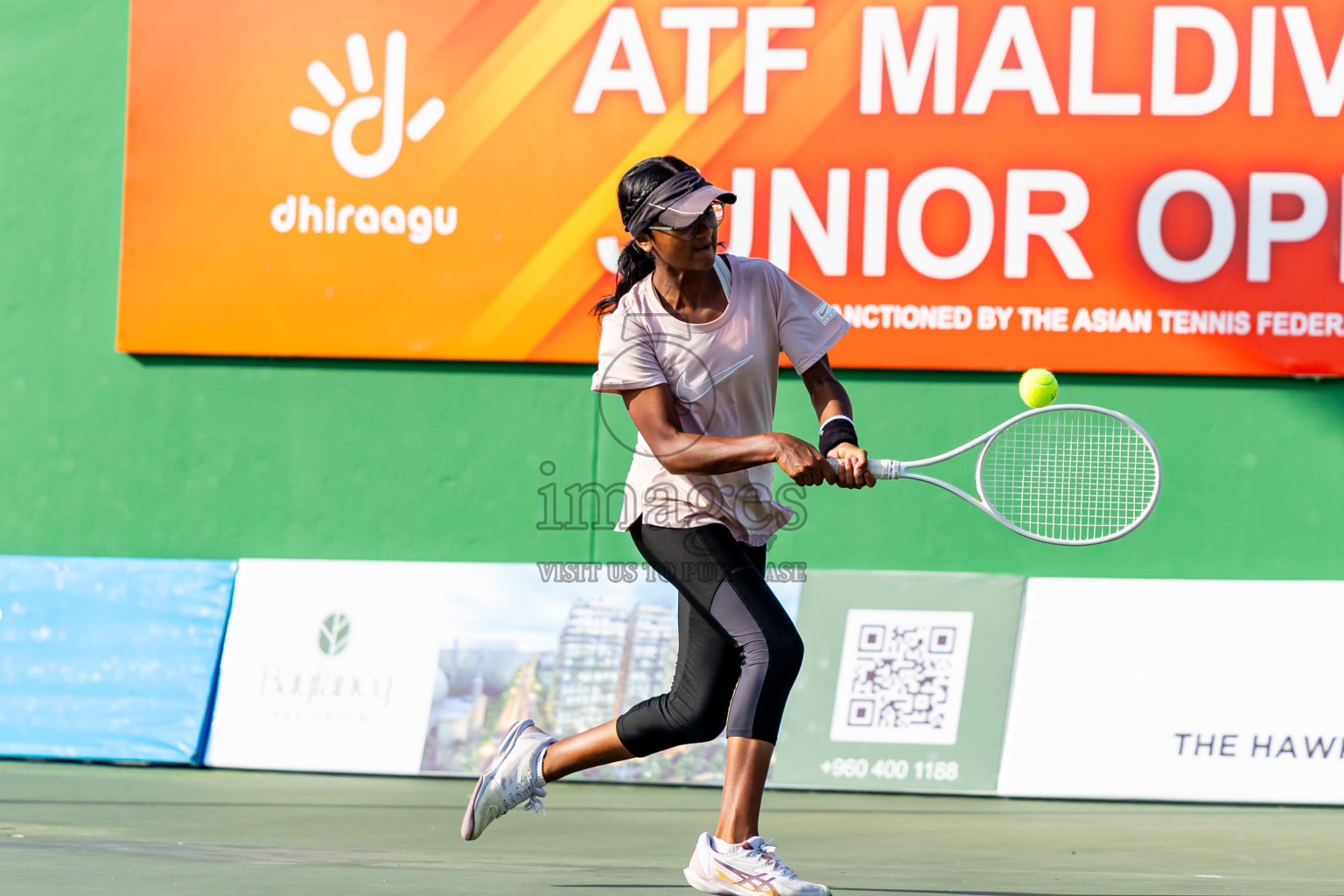 Day 2 of ATF Maldives Junior Open Tennis was held in Male' Tennis Court, Male', Maldives on Tuesday, 10th December 2024. Photos: Nausham Waheed / images.mv