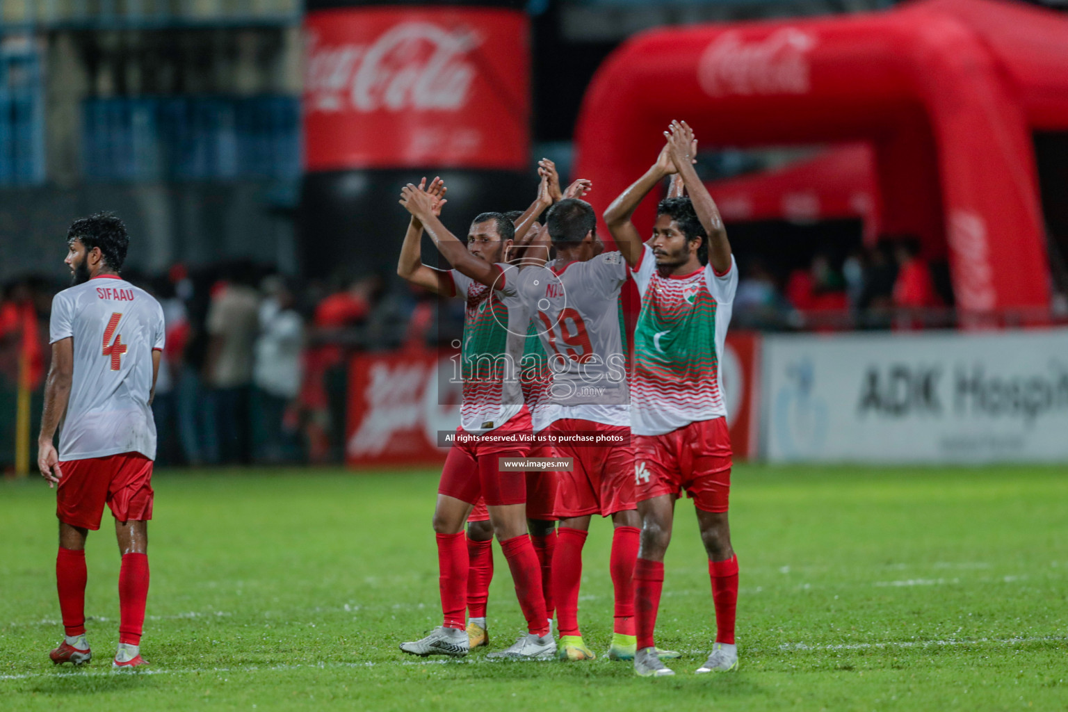 Maldives vs Nepal in SAFF Championship 2021 held on 1st October 2021 in Galolhu National Stadium, Male', Maldives