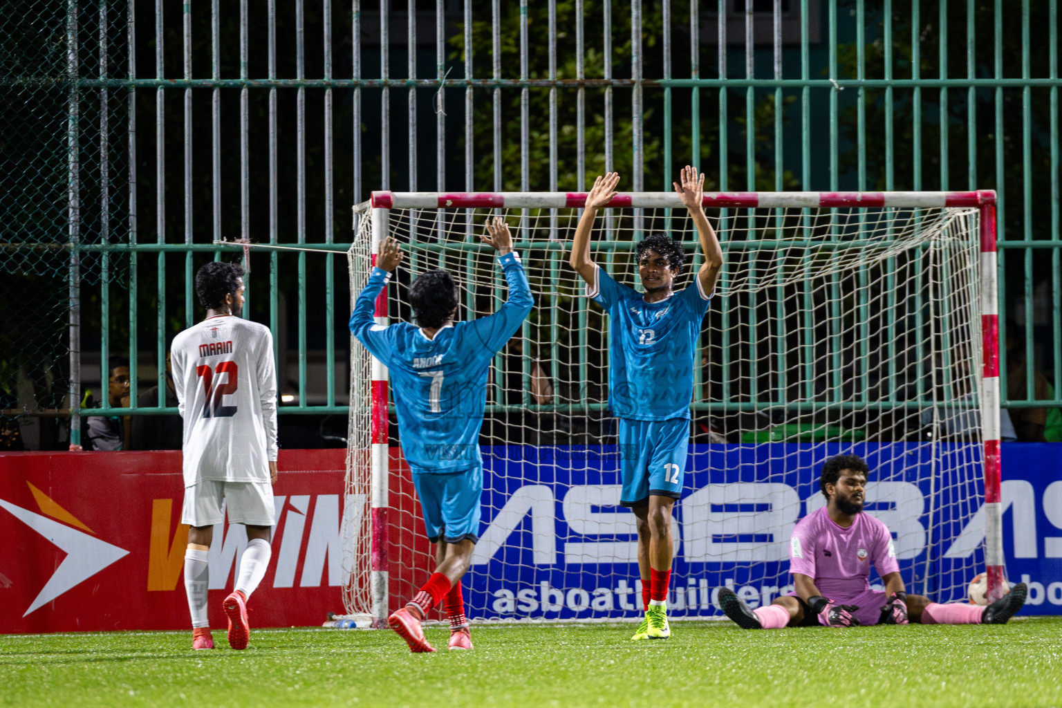 Criminal Court vs Club Binaara in Semi Final of Club Maldives Classic 2025 was held in Rehendi Futsal Ground, Hulhumale', Maldives on Wednesday, 1st October 2025. Photos: Ismail Thoriq / images.mv