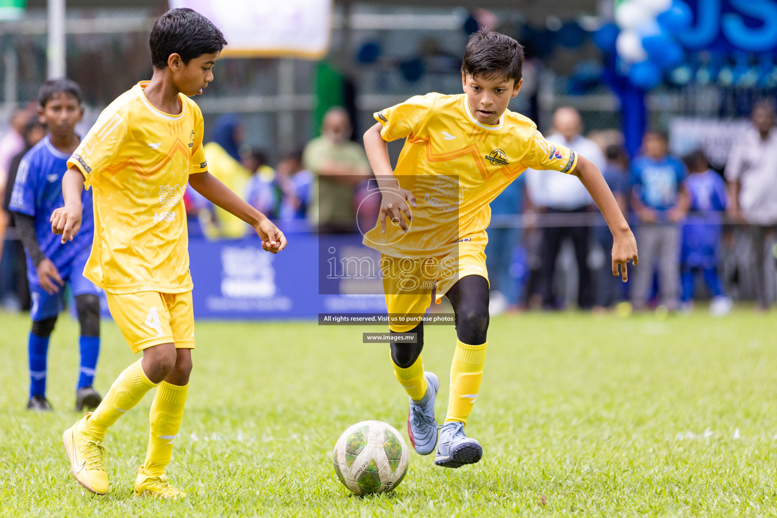 Day 1 of Milo kids football fiesta, held in Henveyru Football Stadium, Male', Maldives on Wednesday, 11th October 2023 Photos: Nausham Waheed/ Images.mv