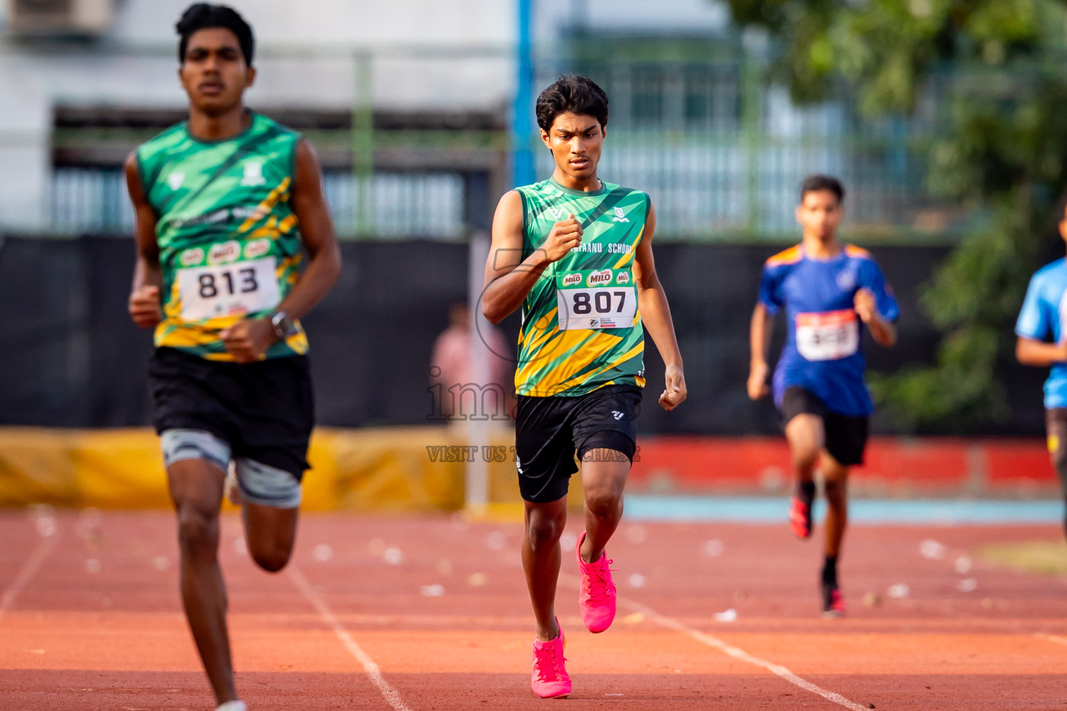 Day 3 of Inter-school Athletics Championship 2025 held in Ekuveni Synthetic Track, Male', Maldives on Wednesday, 08th October 2025. Photos by: Nausham Waheed / Images.mv