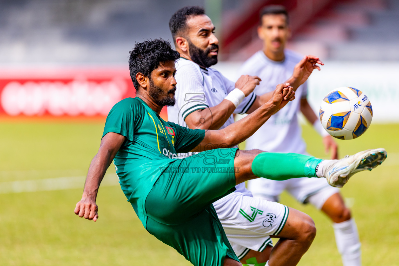 Maziya SC vs Al Arabi SC in AFC Challenge League 2025/26 Preliminary Stage was held at National Stadium in Male', Maldives on Tuesday, 12th August 2025. Photos: Nausham Waheed / images.mv