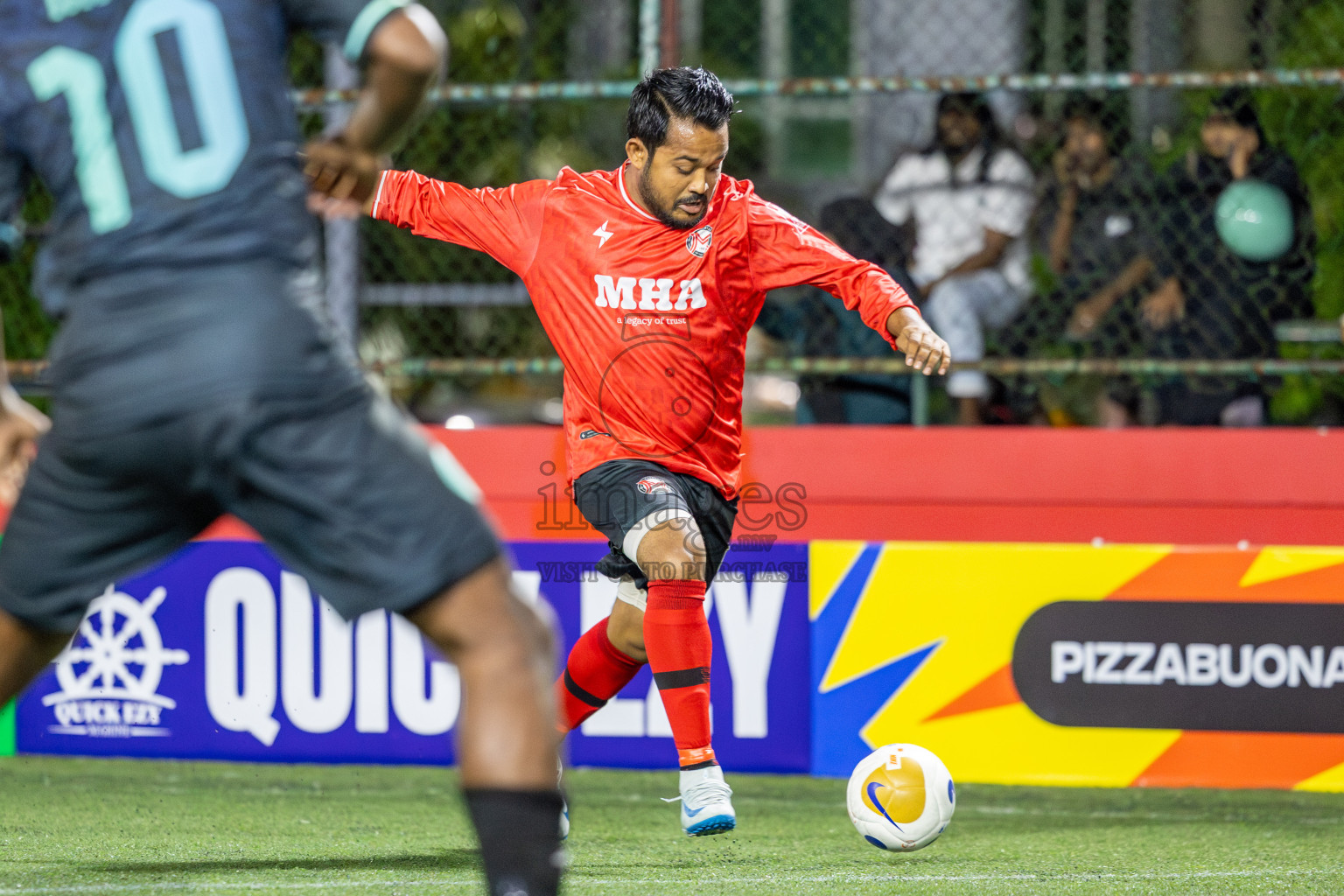 Sh Maroshi vs Sh Feydhoo in Day 11 of Golden Futsal Challenge 2025 was held on Wednesday, 15th January 2025, in Hulhumale', Maldives Photos: Mohamed Mahfooz Moosa / images.mv