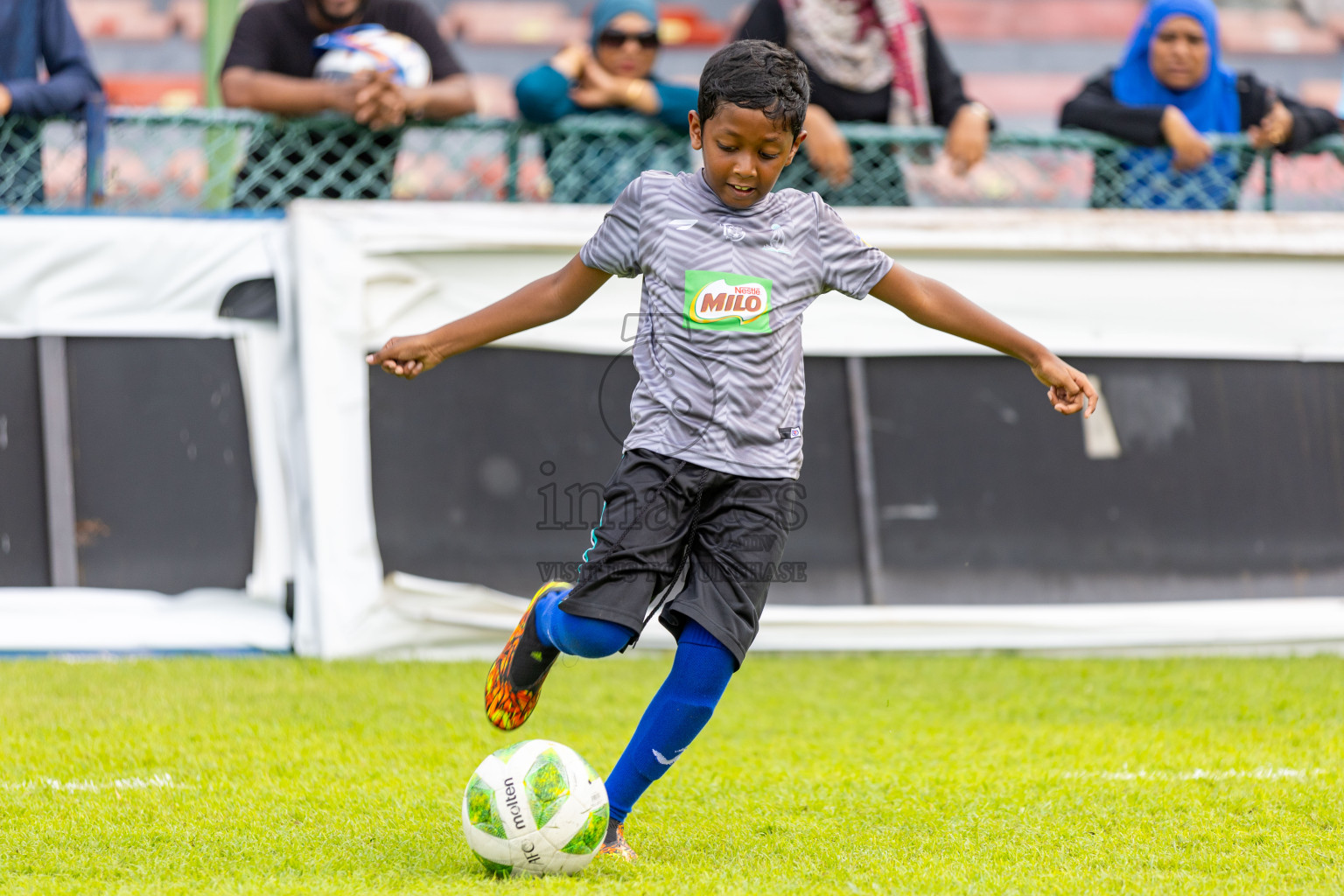 Day 2 of MILO Kids Football Fiesta was held at National Stadium in Male', Maldives on Saturday, 24th February 2024.