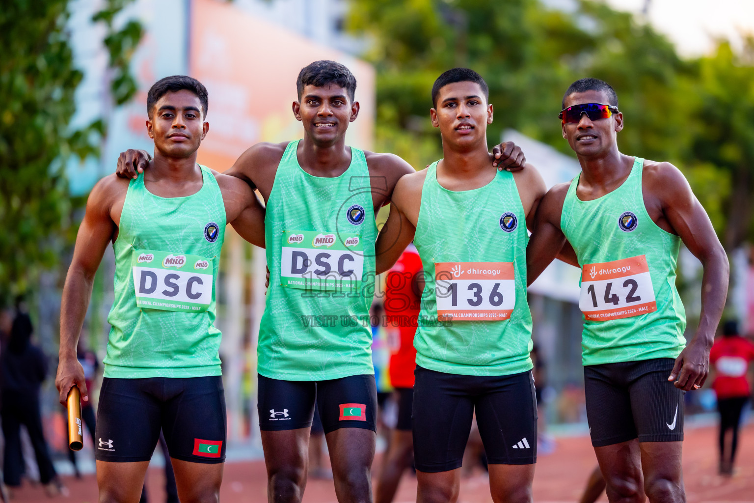 Day 1 of National Athletics Championship 2025 was held at Ekuveni Running Ground in Male', Maldives on Thursday, 14th August 2025. Photos: Nausham Waheed / images.mv