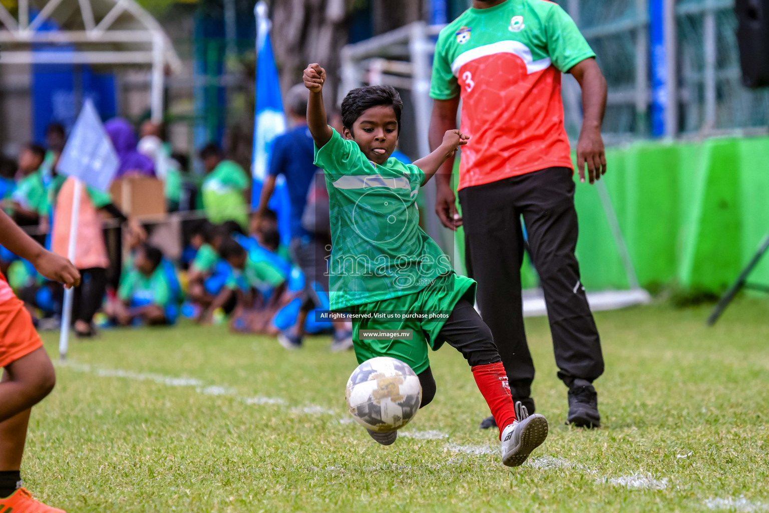 Day 1 of Milo Kids Football Fiesta 2022 was held in Male', Maldives on 19th October 2022. Photos: Nausham Waheed/ images.mv