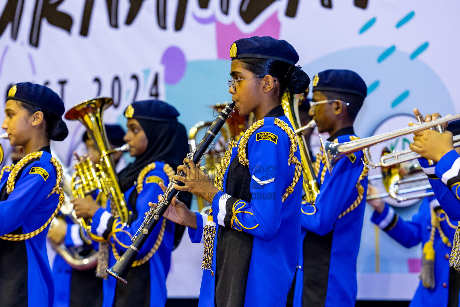 Day 1 of 25th Milo Inter-School Netball Tournament was held in Social Center at Male', Maldives on Thursday, 8th August 2024. Photos: Nausham Waheed / images.mv