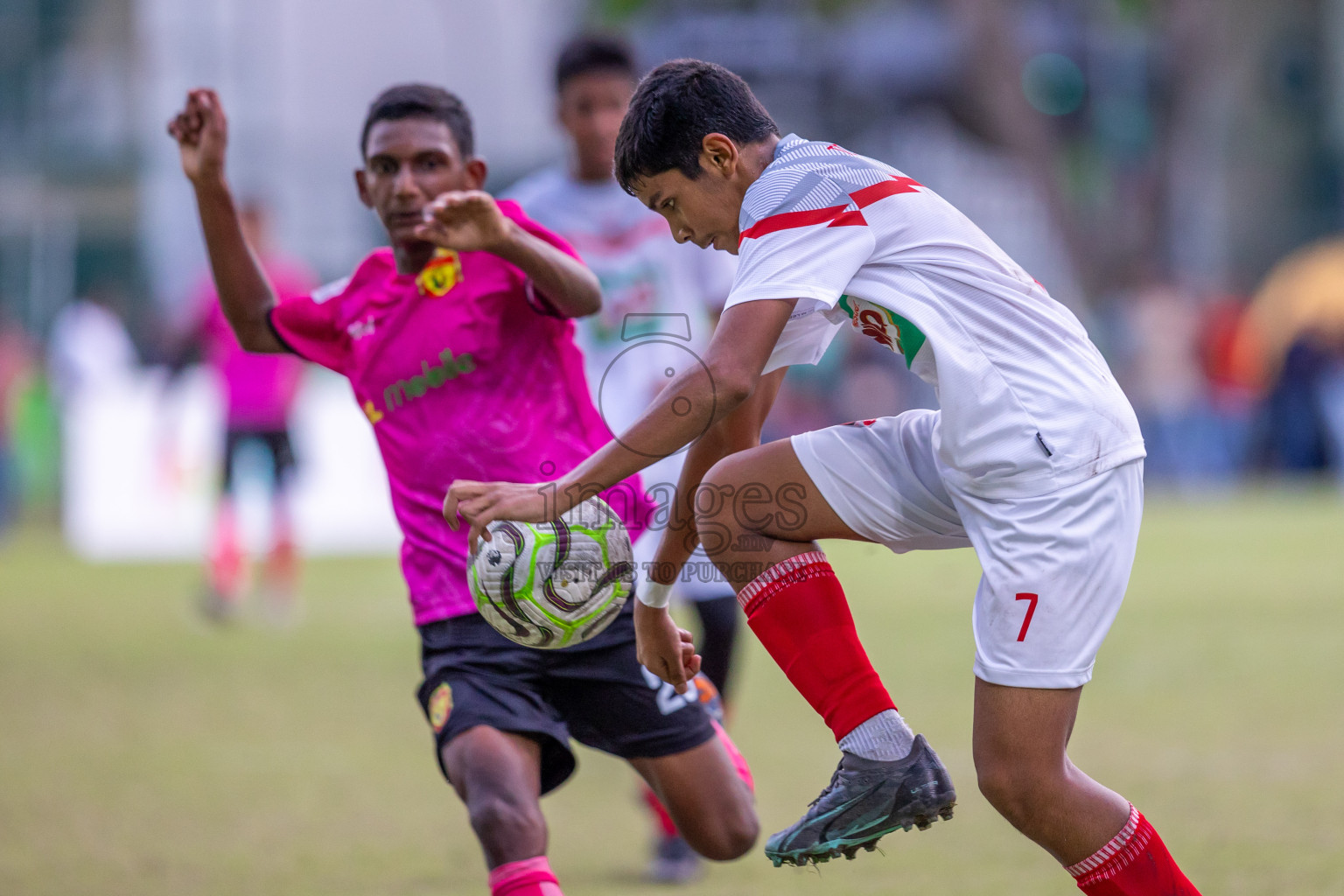 Dhivehi Youth League 2024 - Day 1. Matches held at Henveiru Stadium on 21st November 2024 , Thursday. Photos: Shuu Abdul Sattar/ Images.mv