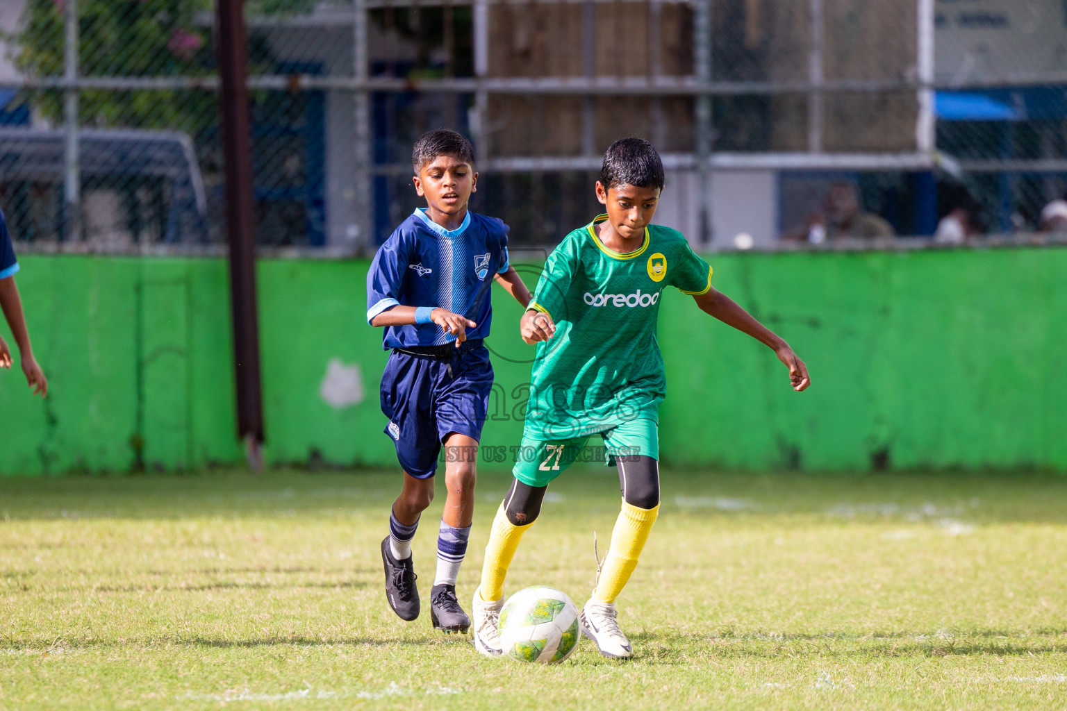 Day 1 of MILO Academy Championship 2024 - U12 was held at Henveiru Grounds in Male', Maldives on Thursday, 4th July 2024. 
Photos: Ismail Thoriq / images.mv