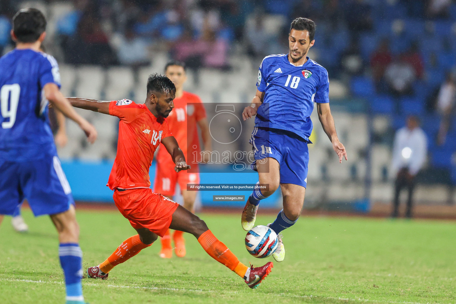 Kuwait vs India in the Final of SAFF Championship 2023 held in Sree Kanteerava Stadium, Bengaluru, India, on Tuesday, 4th July 2023. Photos: Nausham Waheed / images.mv