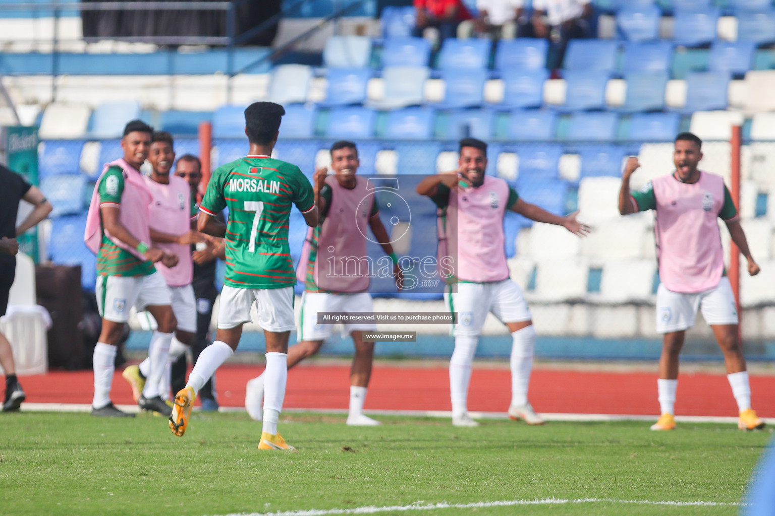 Bangladesh vs Maldives in SAFF Championship 2023 held in Sree Kanteerava Stadium, Bengaluru, India, on Saturday, 25th June 2023. Photos: Nausham Waheed, Hassan Simah / images.mv