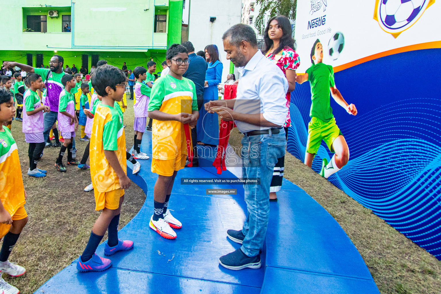 Day 4 of Milo Kids Football Fiesta 2022 was held in Male', Maldives on 22nd October 2022. Photos:Hassan Simah / images.mv