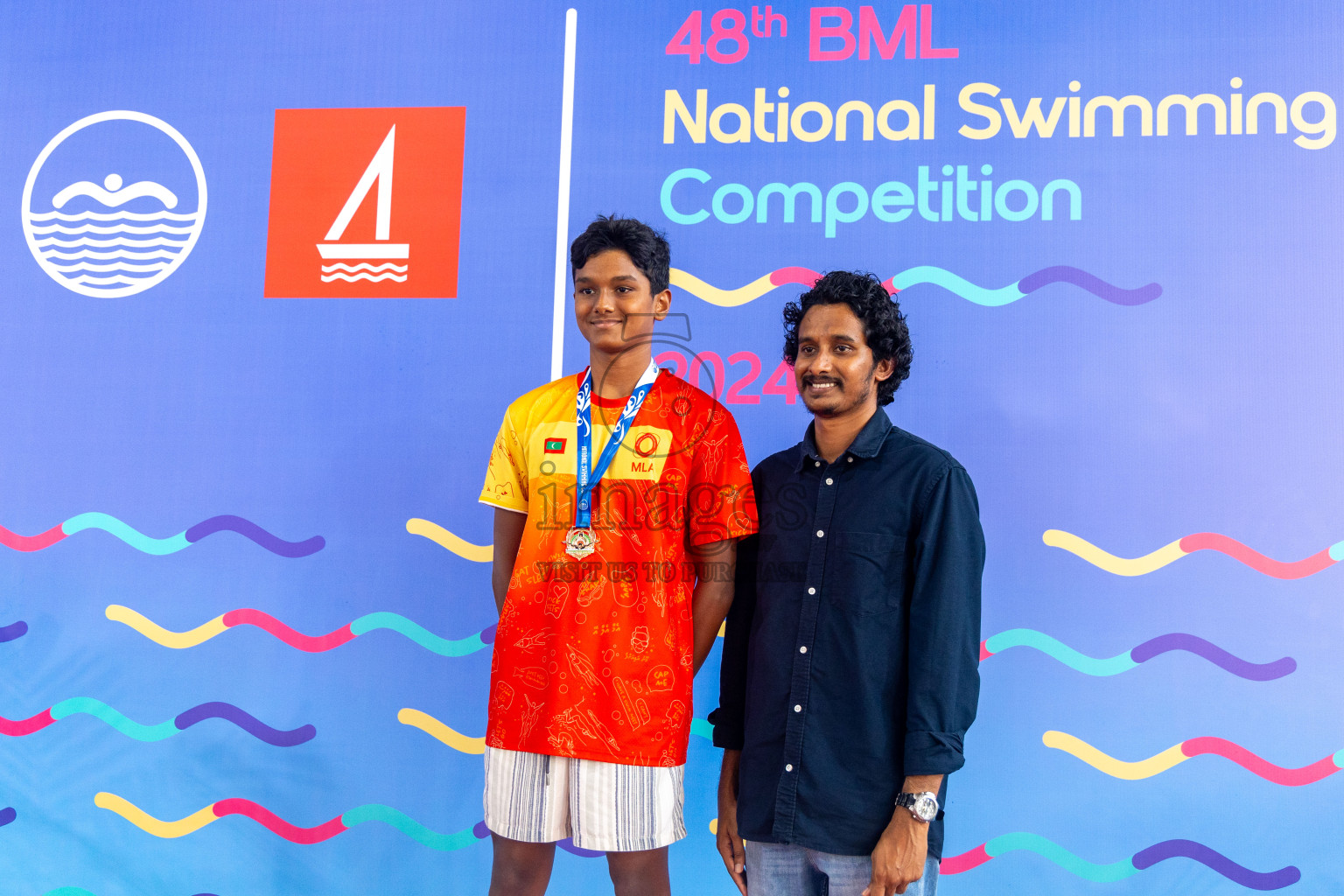 Day 7 of National Swimming Competition 2024 held in Hulhumale', Maldives on Thursday, 19th December 2024.
Photos: Ismail Thoriq / images.mv