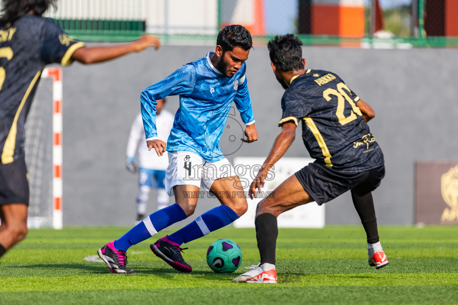 RDL vs Holiday SC in Day 4 of BG Futsal Challenge 2024 was held on Friday, 15th March 2024, in Male', Maldives Photos: Nausham Waheed / images.mv